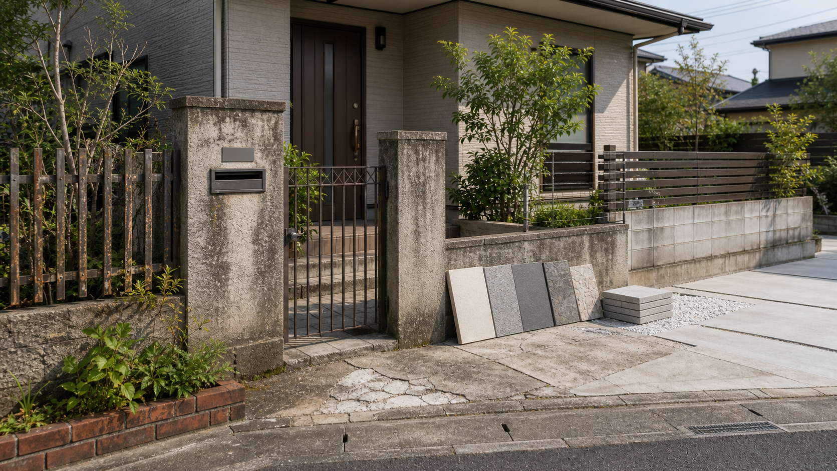 古くなった外構をリフォームするタイミングのイメージ画像